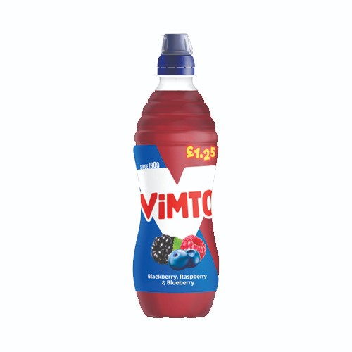 VIMTO BLUEBERRY, RASPBERRY & BLACK STILL PMP £1.25 500ML ...