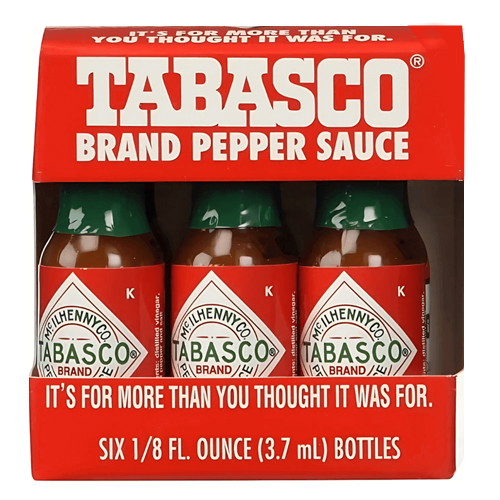 TABASCO ORIGINAL RED PEPPER SAUCE TRAVEL PACK 6PK 3.7ML