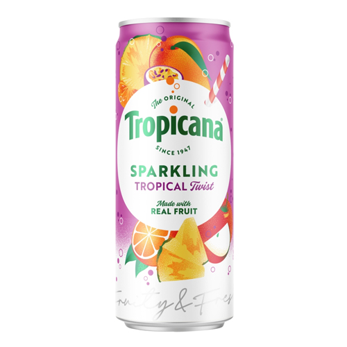 TROPICANA SPARKLING TROPICAL TWIST 250ML