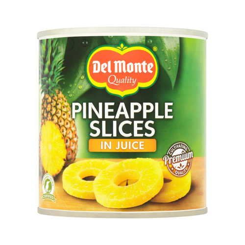 DEL MONTE PINEAPPLE SLICES IN JUICE 432G