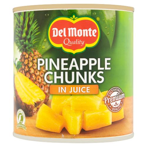DEL MONTE PINEAPPLE CHUNKS IN JUICE 435G