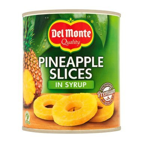 DEL MONTE PINEAPPLE SLICES IN SYRUP 836G