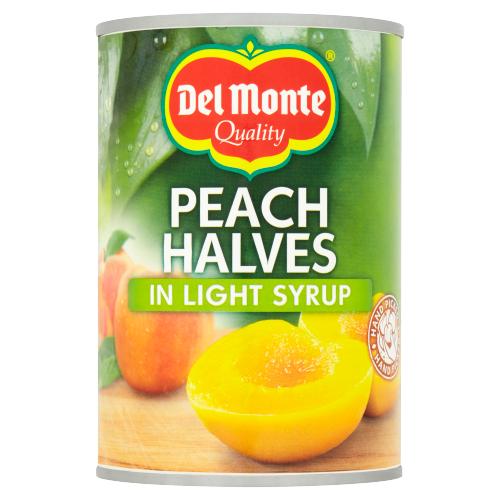DEL MONTE PEACH HALVES IN LIGHT SYRUP 420G
