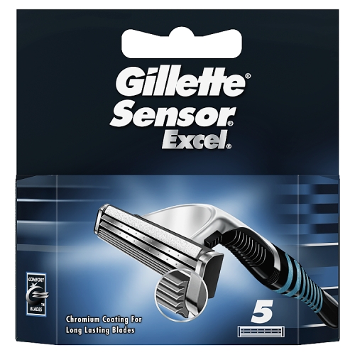 GILLETTE EXCEL CARTRIDGES 5S * 5PACK