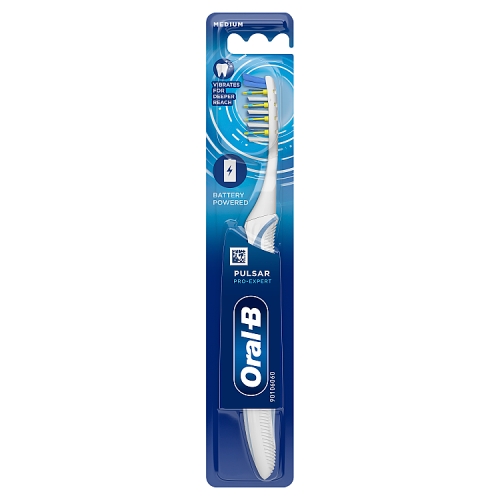 ORAL B PULSAR MEDIUM 35 BATTERY POWERED TOOTHBRUSH