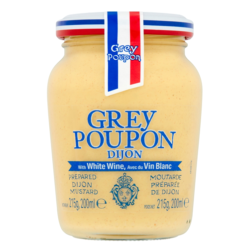 GREY POUPON PREPARED DIJON MUSTARD 215G