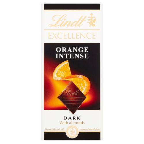 LINDT EXCELLENCE ORANGE INTENSE 100G