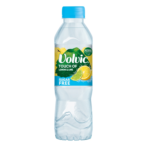 VOLVIC TOF SUGAR FREE LEMON & LIME SCREW CAP 500ML