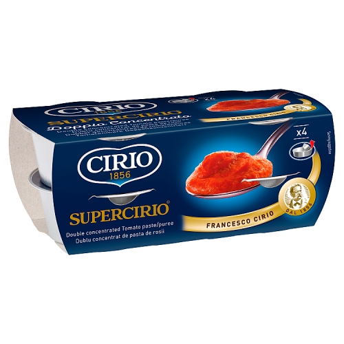 CIRIO SUPERCIRIO DOUBLE CONCENTRATED TOMATO PUREE 4PK 70G