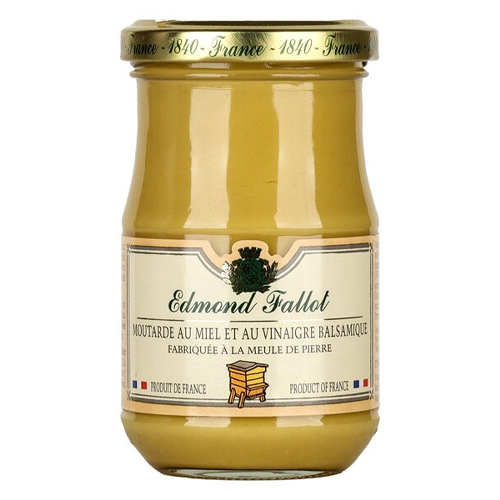 EDMOND FALLOT DIJON MUSTARD WITH HONEY AND BALSAMIC VINEGAR 210G