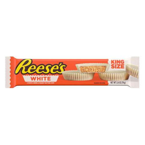 REESE'S WHITE PEANUT BUTTER CUPS KING SIZE 79G