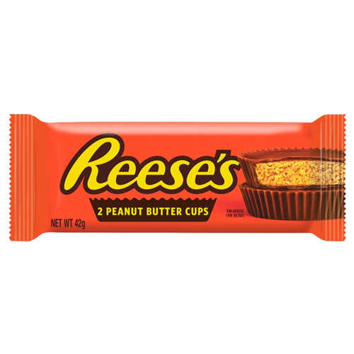REESE'S 2 PEANUT BUTTER CUPS 42G
