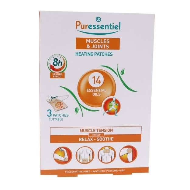 PURESSENTIEL MUSCLES & JOINTS HEATING PATCHES 3S