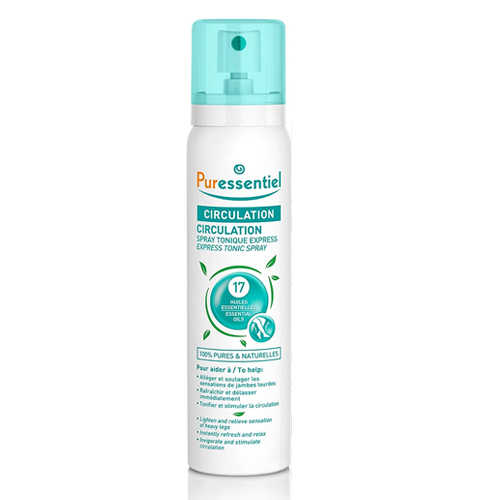 PURESSENTIEL CIRCULATION SPRAY WITH 17 ESSENTIAL OIL 100ML