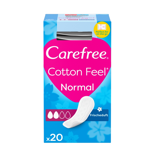 CAREFREE PANTYLINERS COTTON FRESH SCENTED 20S