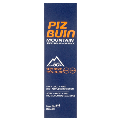 PIZ BUIN MOUNTAIN CREAM 30 & LIPS 30 20ML