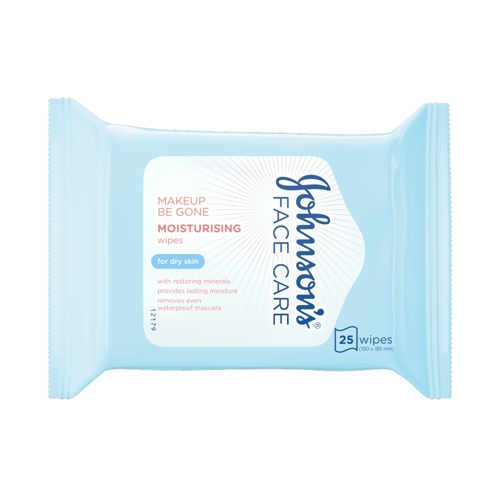 JOHNSON MAKE UP BE GONE WIPES MOISTURISING 25S