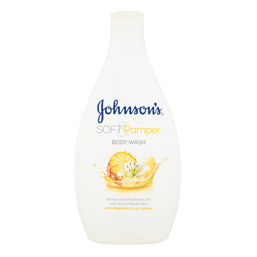 JOHNSONS BODYWASH SOFT PAMPER 400ML