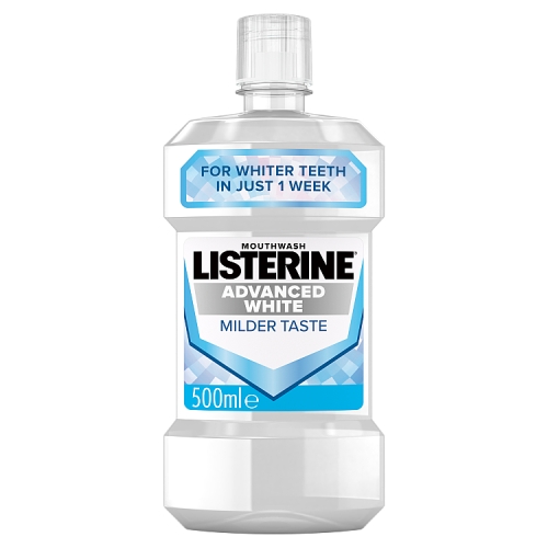LISTERINE ADVANCED WHITE MILD 500ML