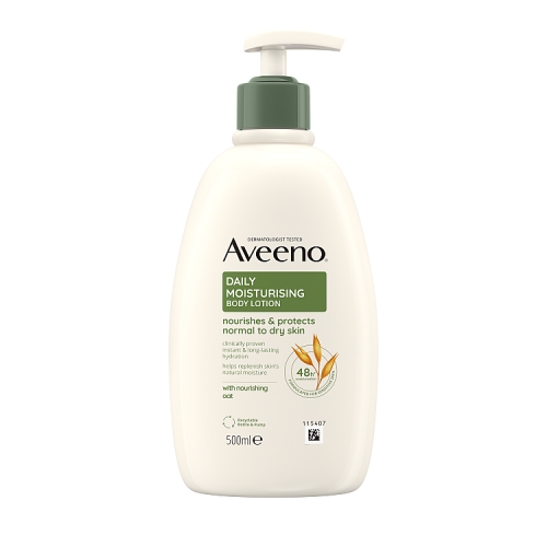 AVEENO DAILY MOISTURISING LOTION PUMP 500ML