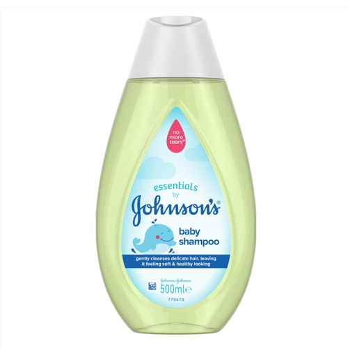 JOHNSONS BABY ESSENTIALS SHAMPOO 500ML
