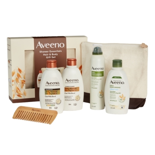 AVEENO SHOWER ESSENTIALS HAIR & BODY GIFT SET 1S