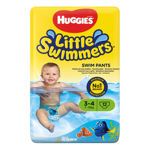 HUGGIES LITTLE SWIMMERS 3-4 12PK