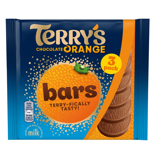 TERRY'S MILK CHOCOLATE ORANGE BARS 3 X 35G (105G)