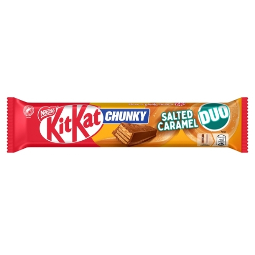 KITKAT CHUNKY SALTED CARAMEL DUO BAR 68G