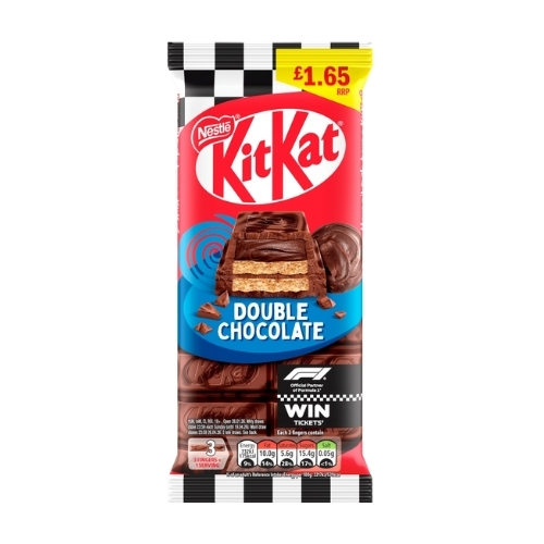 KITKAT DOUBLE CHOCOLATE SHARING BLOCK PMP £1.65 99G