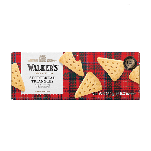 WALKERS SHORTBREAD TRIANGLES 150G