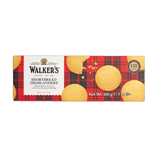 WALKERS HIGHLANDER SHORTBREAD 200G