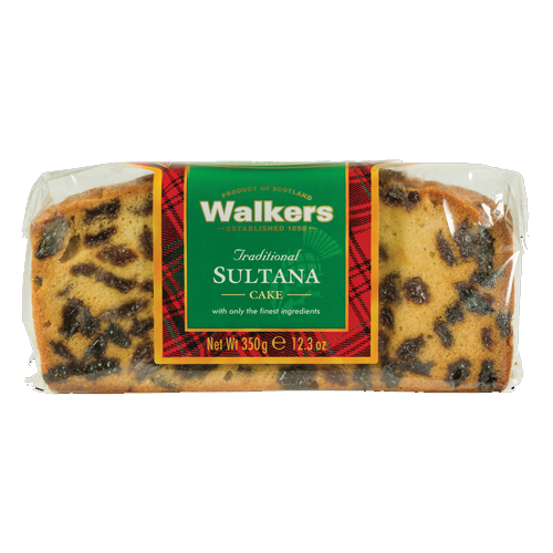 WALKERS SULTANA CAKE 350G