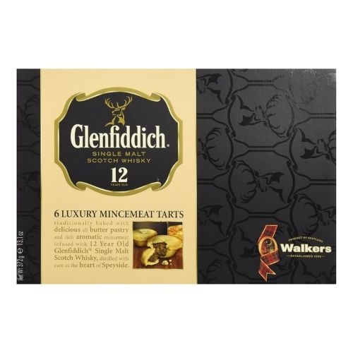 WALKERS GLENFIDDICH 6 LUXURY MINCE PIES 372G