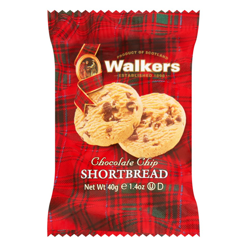 WALKERS CHOCOLATE CHIP SHORTBREAD 40G