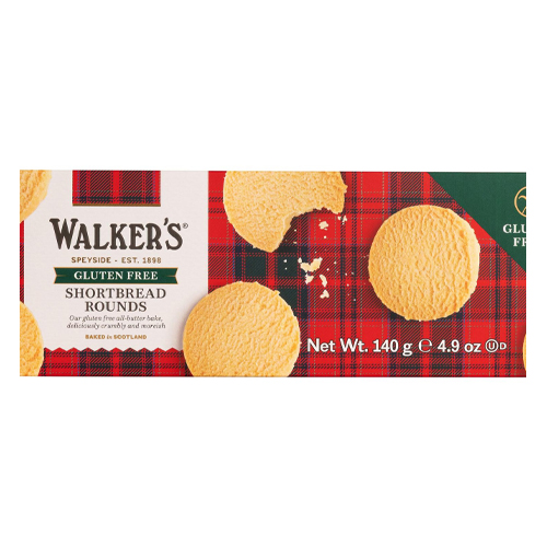 WALKERS GLUTEN FREE SHORTBREAD 140G