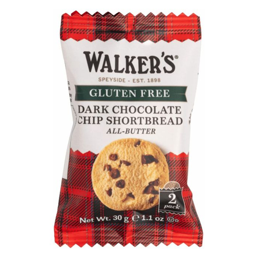 WALKERS GLUTEN FREE CHOCOLATE CHIP SHORTBREAD 30G