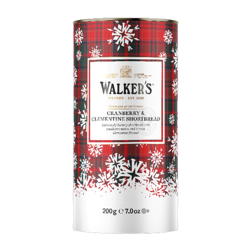 WALKERS CRANBERRY & CLEMENTINE SHORTBREAD ROUNDS 200G