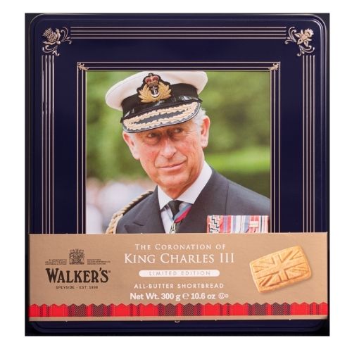 WALKERS KING CHARLES III CORONATION TIN WESTMINSTER 300G