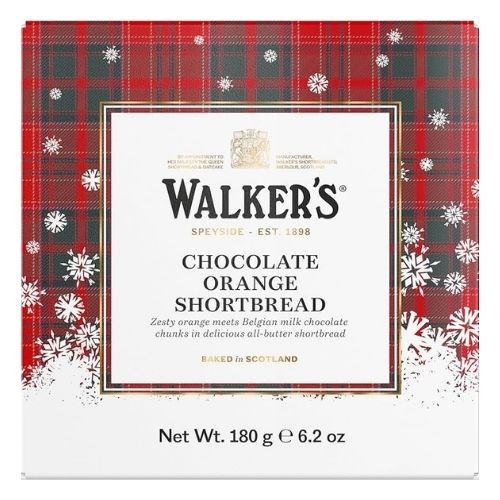 WALKERS CHOCOLATE ORANGE SQUARES 180G