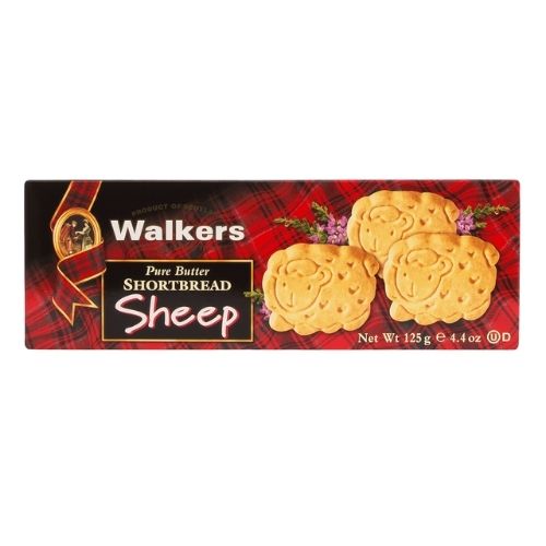 WALKERS SHEEP SHAPES SHORTBREAD 125G