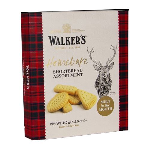 WALKERS STAG DESIGN SHORTBREAD ASSORTMENT 440G