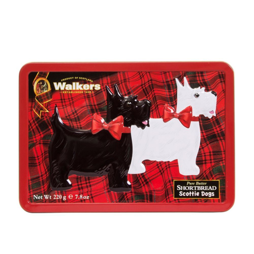 WALKERS SCOTTIE DOG RECTANGULAR SHORTBREAD 220G