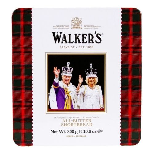 WALKERS KING CHARLES III & CAMILLA 300G