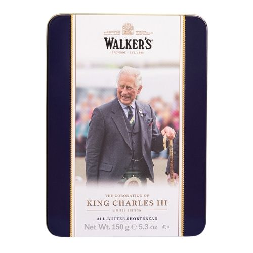WALKERS ROYAL TIN KING CHARLES III 150G