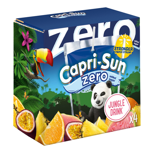 CAPRI-SUN JUNGLE ZERO 4PK 200ML