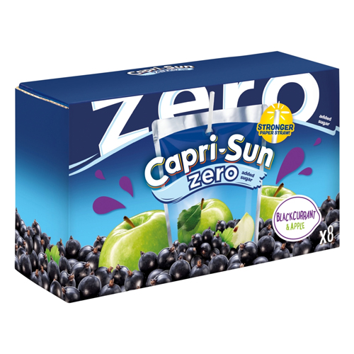 CAPRI-SUN BLACKCURRANT ZERO 8PK 200ML