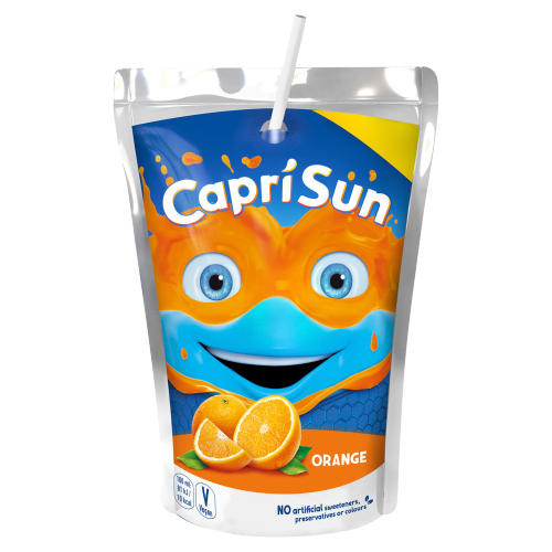 CAPRI-SUN ORANGE KIDS' JUICE DRINK PMP 59P 200ML
