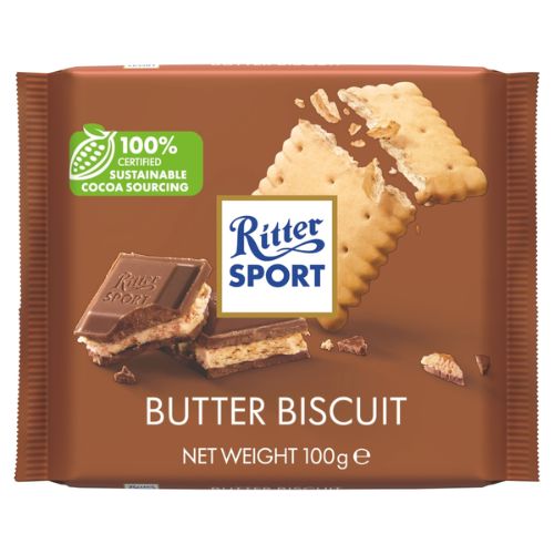 RITTER SPORT BUTTER BISCUIT 5PK 100G