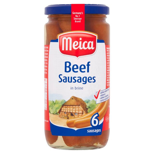 MEICA BEEF SAUSAGES 380G